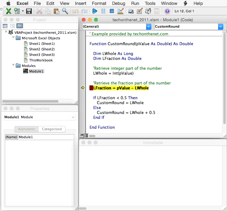 import to vba project excel mac